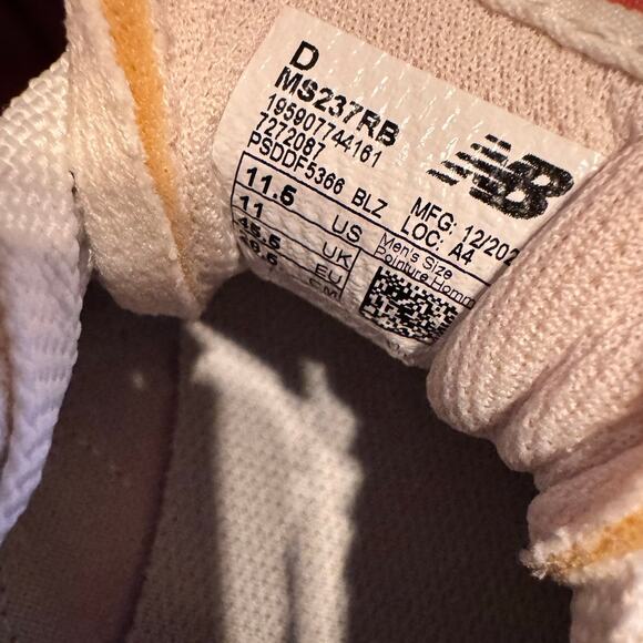 New Balance 237 Men's Shoes Mindful Grey-Calm Taupe MS237-RB 11.5 - Picture 7 of 7